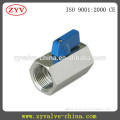 high quality stainless steel 3/8 inch mini ball valve